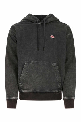 Diesel D-Um-Rib Track Denim Hoodie