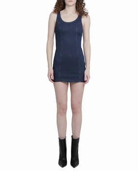 Diesel D-Venus Track Denim Tank Dress