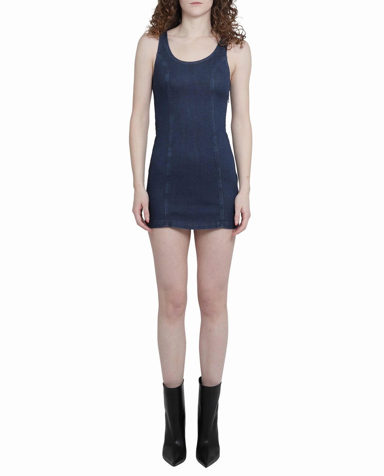 Diesel D-Venus Track Denim Tank Dress