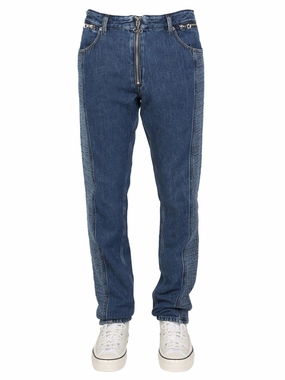 Diesel Front-Zipped Denim Jeans