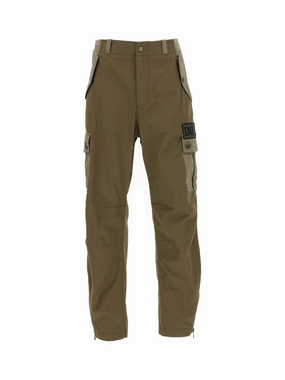 Dolce & Gabbana Logo Patch Cargo Pants