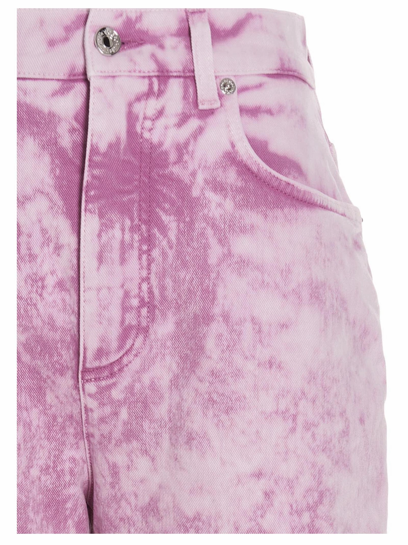 Dolce & Gabbana Logo Patch Tie-Dye Jeans