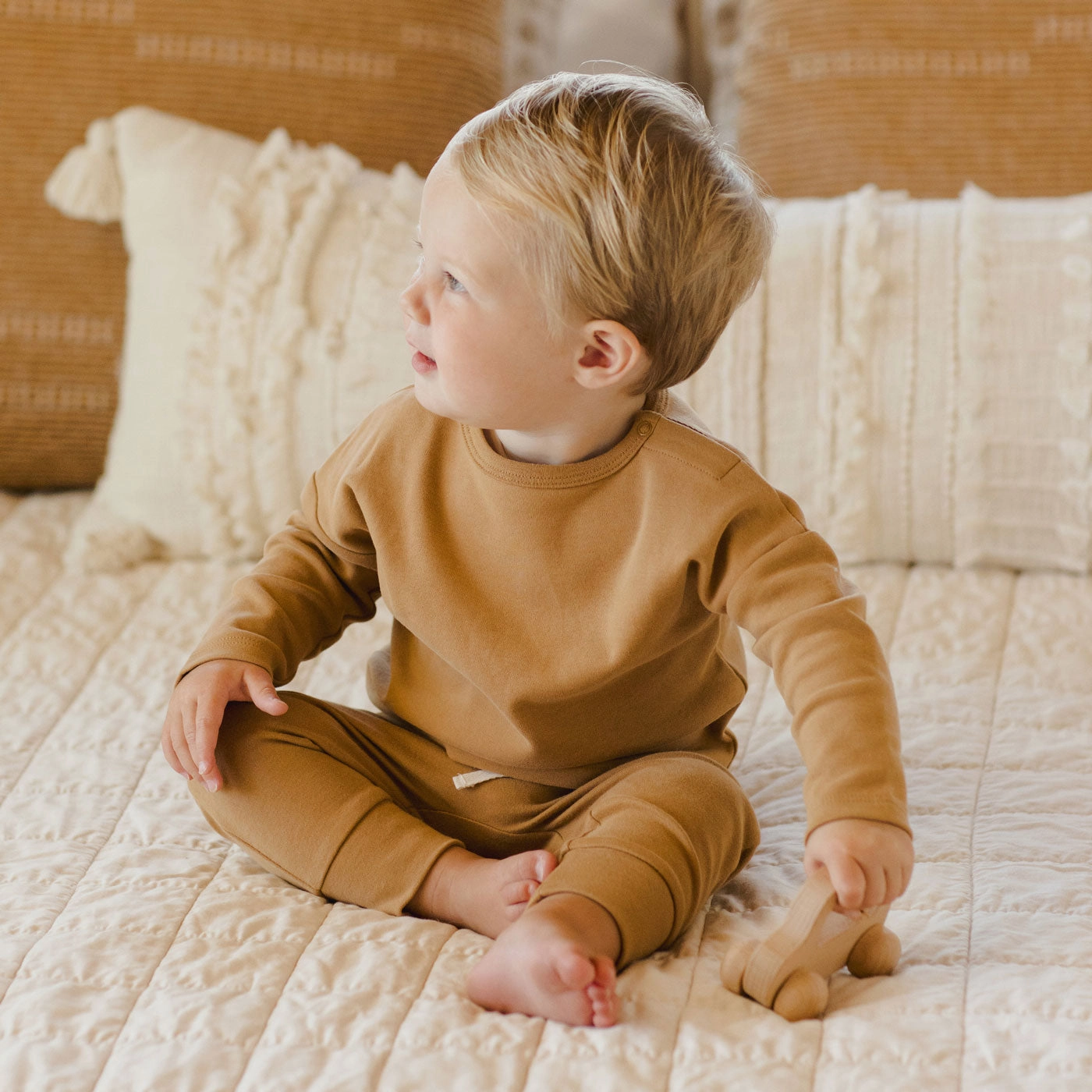 Drawstring Pant - Golden - FINAL SALE