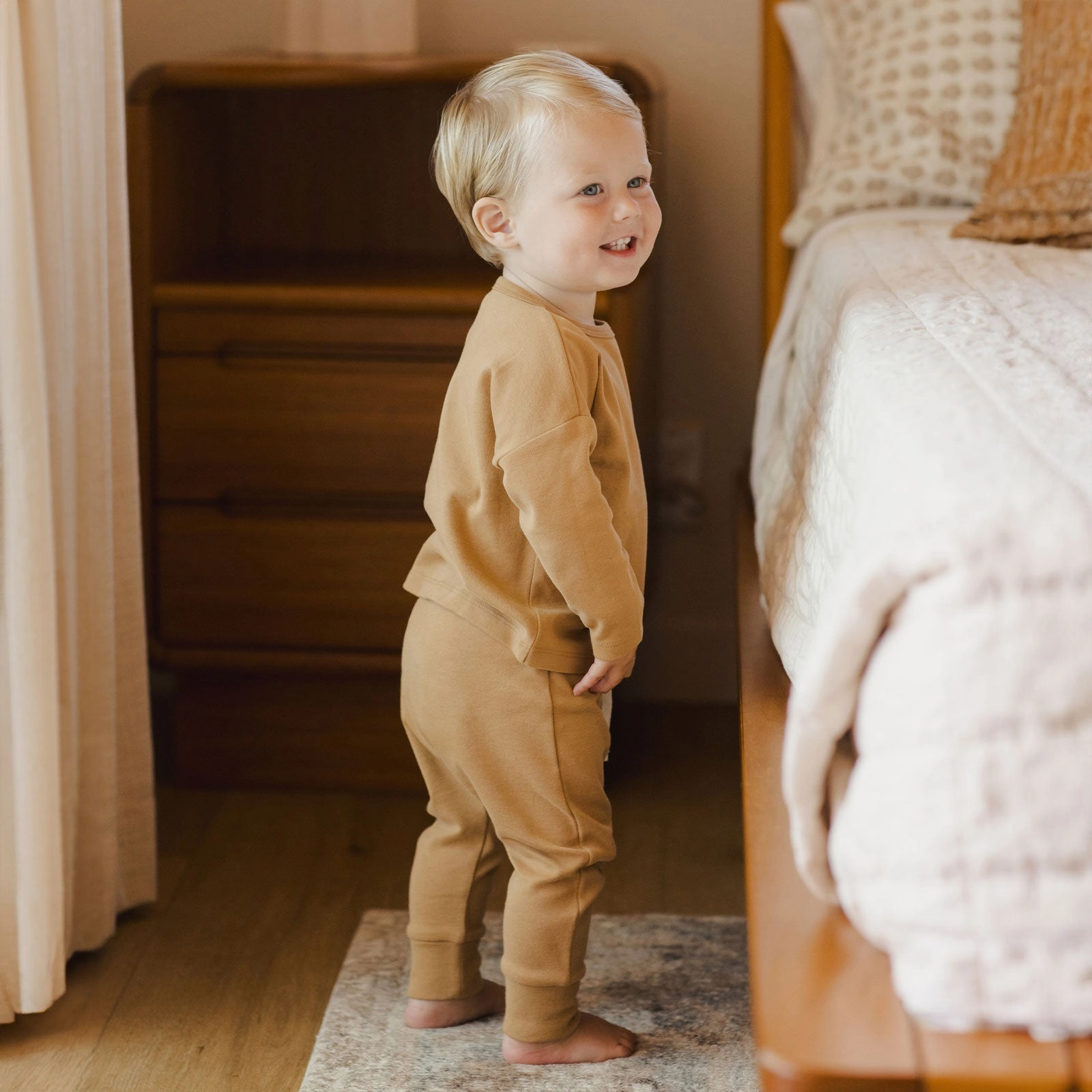 Drawstring Pant - Golden - FINAL SALE
