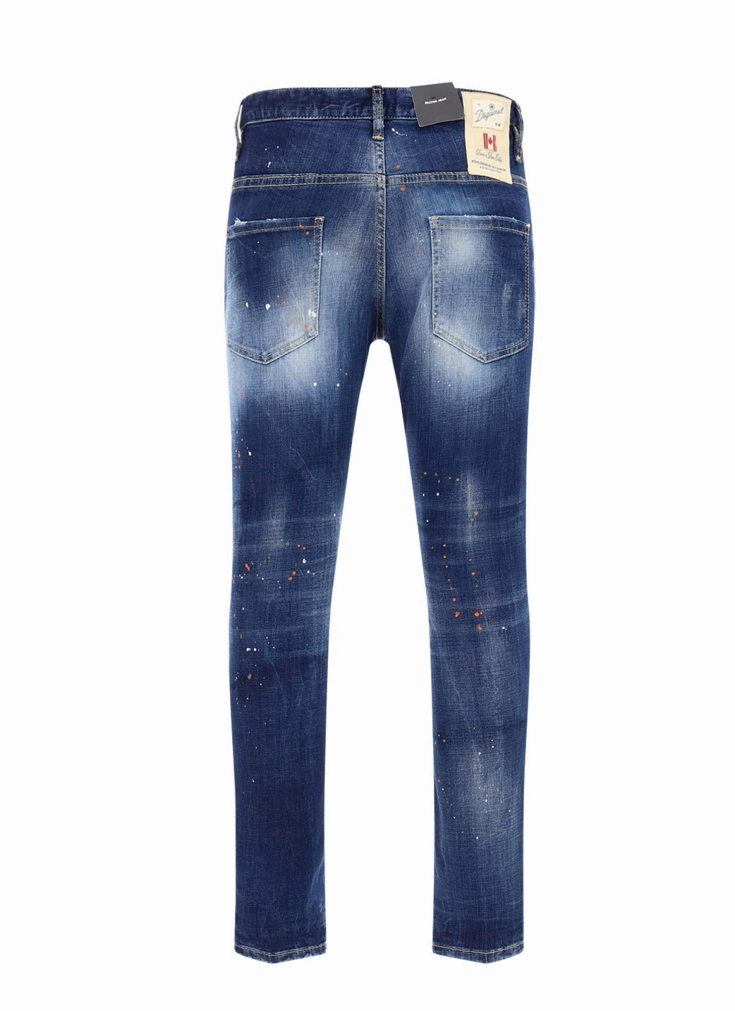 Dsquared2 All-Over Patch Design Denim Jeans