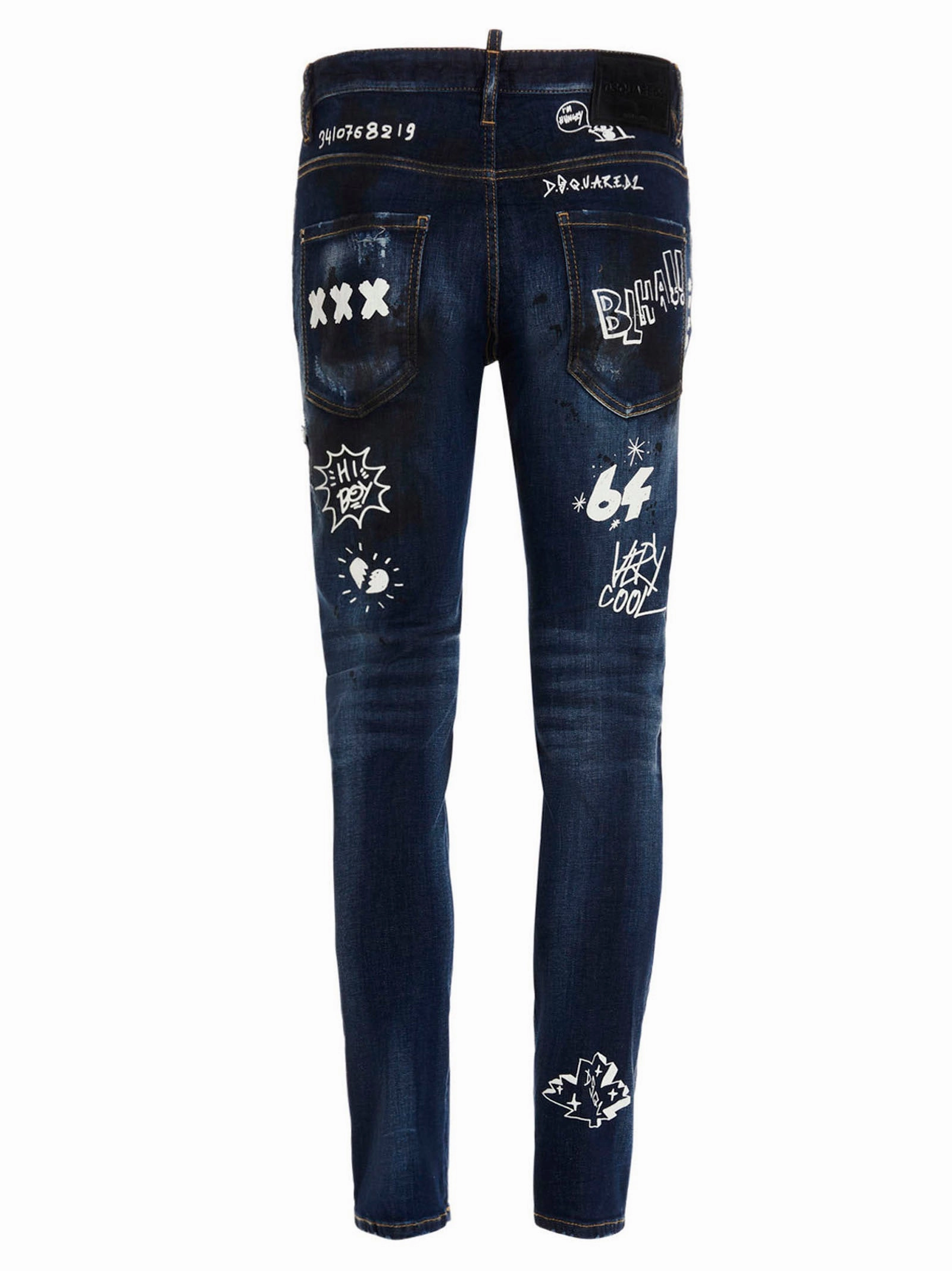 Dsquared2 Graffiti-Print Jeans