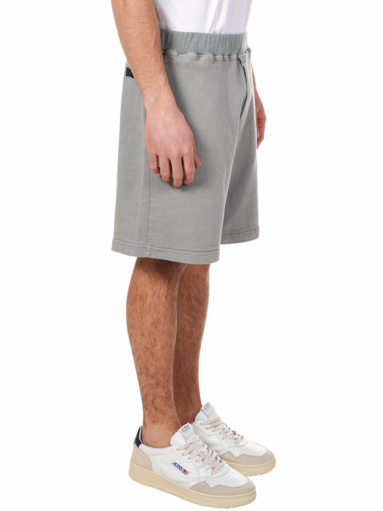 Dsquared2 Logo Embroidered Wide Leg Track Shorts