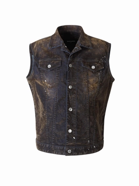 Dsquared2 Patch Pocket Denim Vest