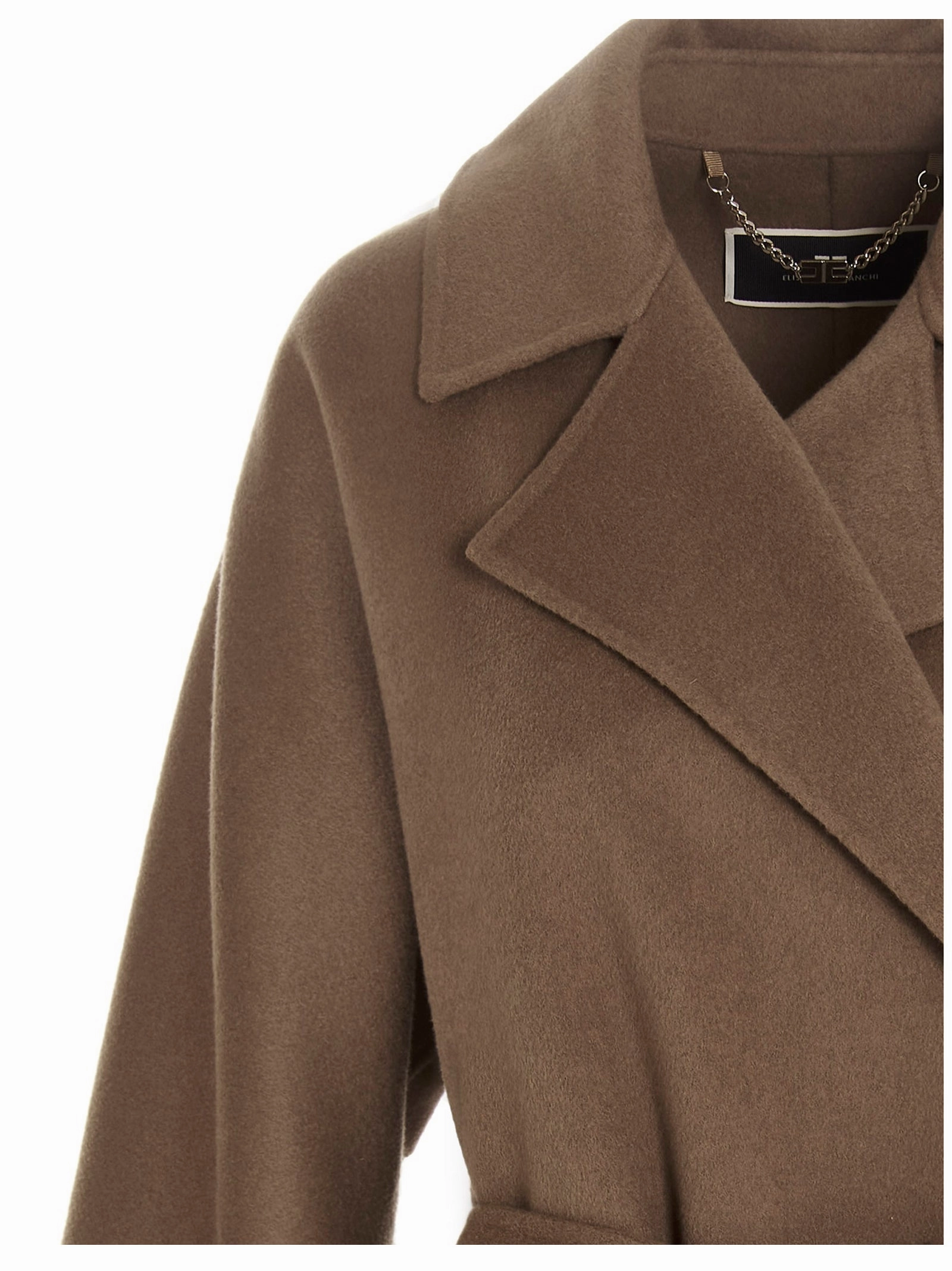 Elisabetta Franchi Wrap-Over Coat