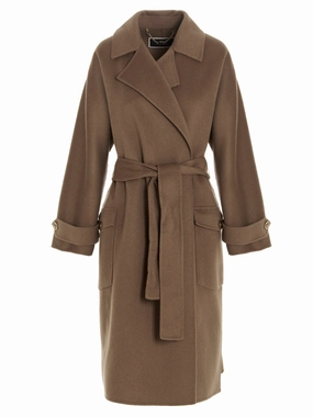 Elisabetta Franchi Wrap-Over Coat