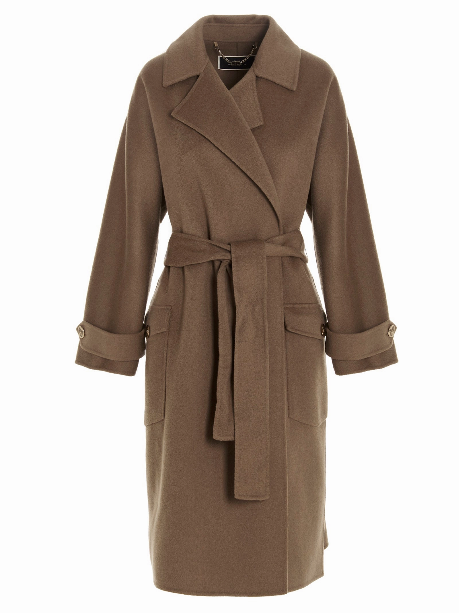 Elisabetta Franchi Wrap-Over Coat