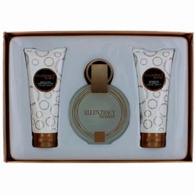Ellen Tracy Women's Gift Set - Bronze Authentic and Captivating Fragrance, 3 Piece