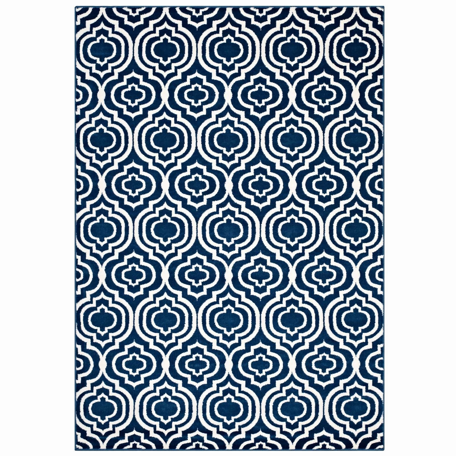 Frame Transitional Moroccan Trellis Area Rug by Modway