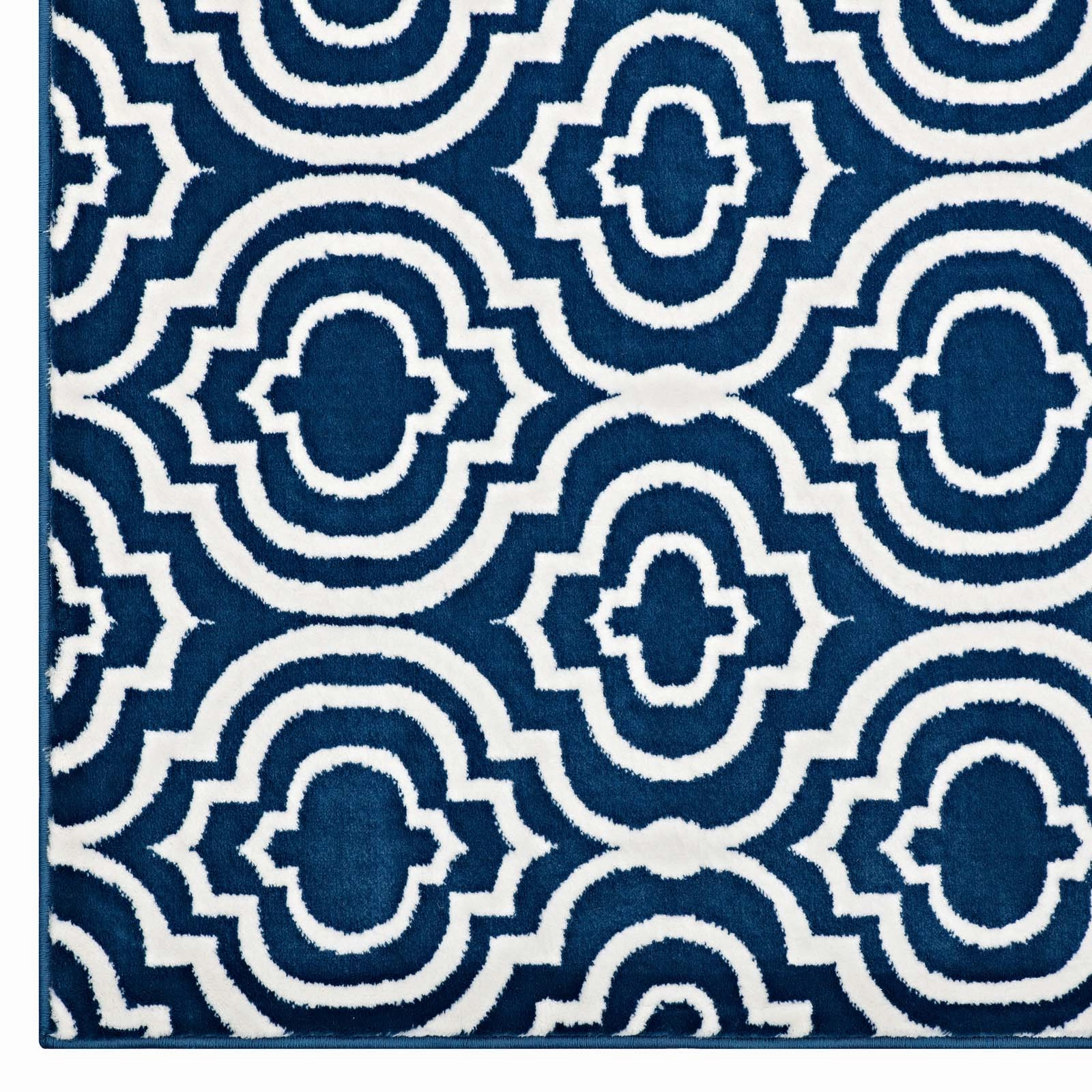 Frame Transitional Moroccan Trellis Area Rug by Modway