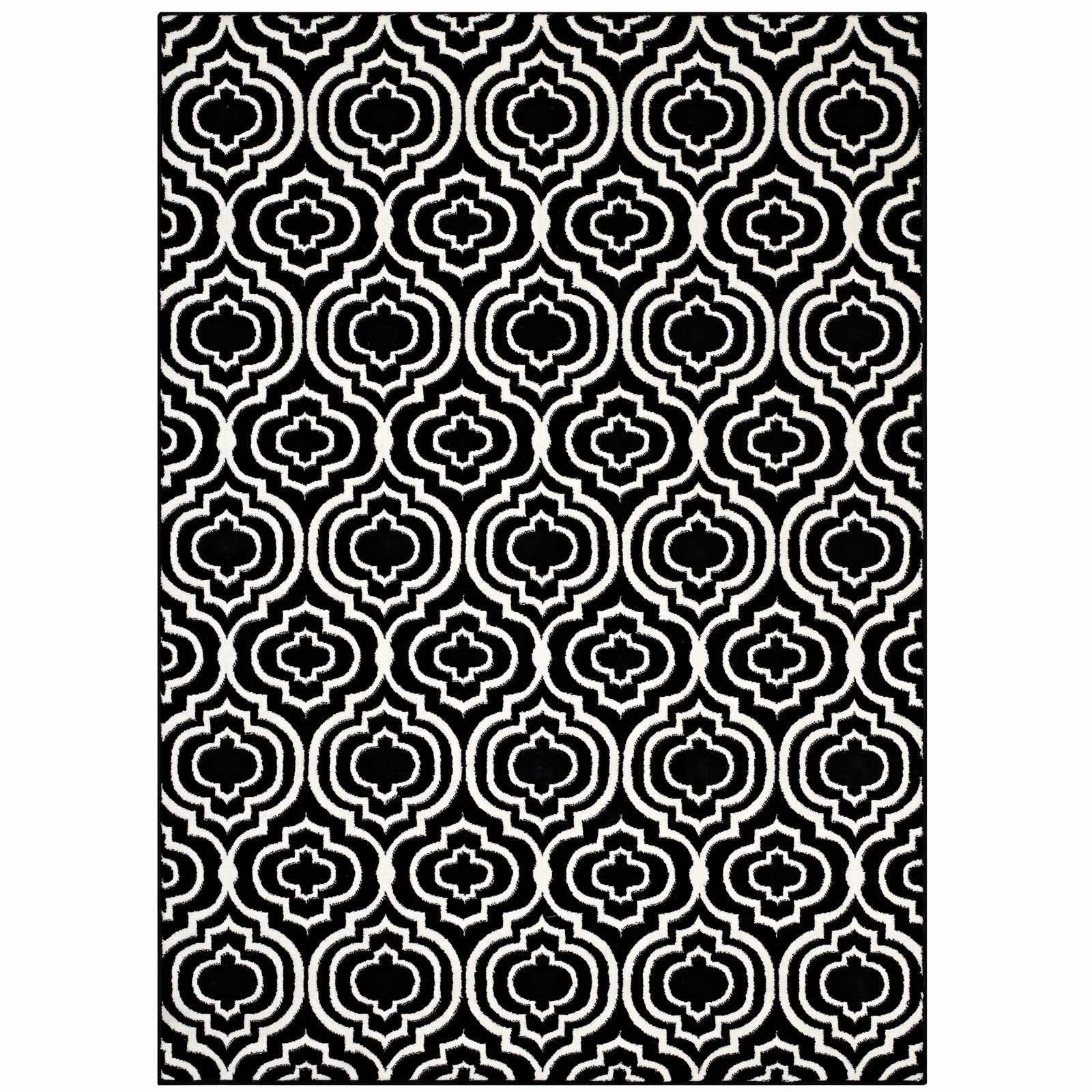 Frame Transitional Moroccan Trellis Area Rug by Modway