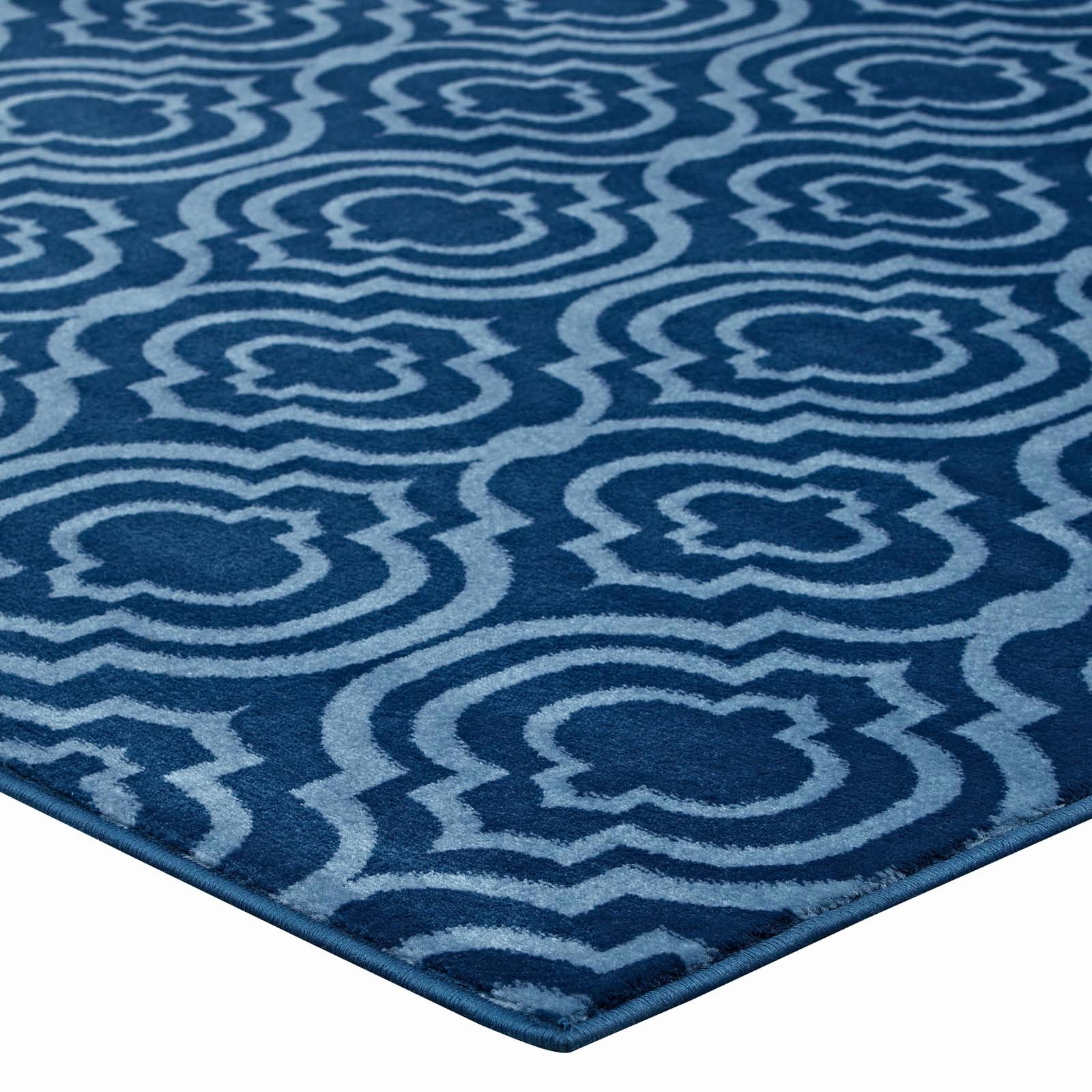Frame Transitional Moroccan Trellis Area Rug by Modway
