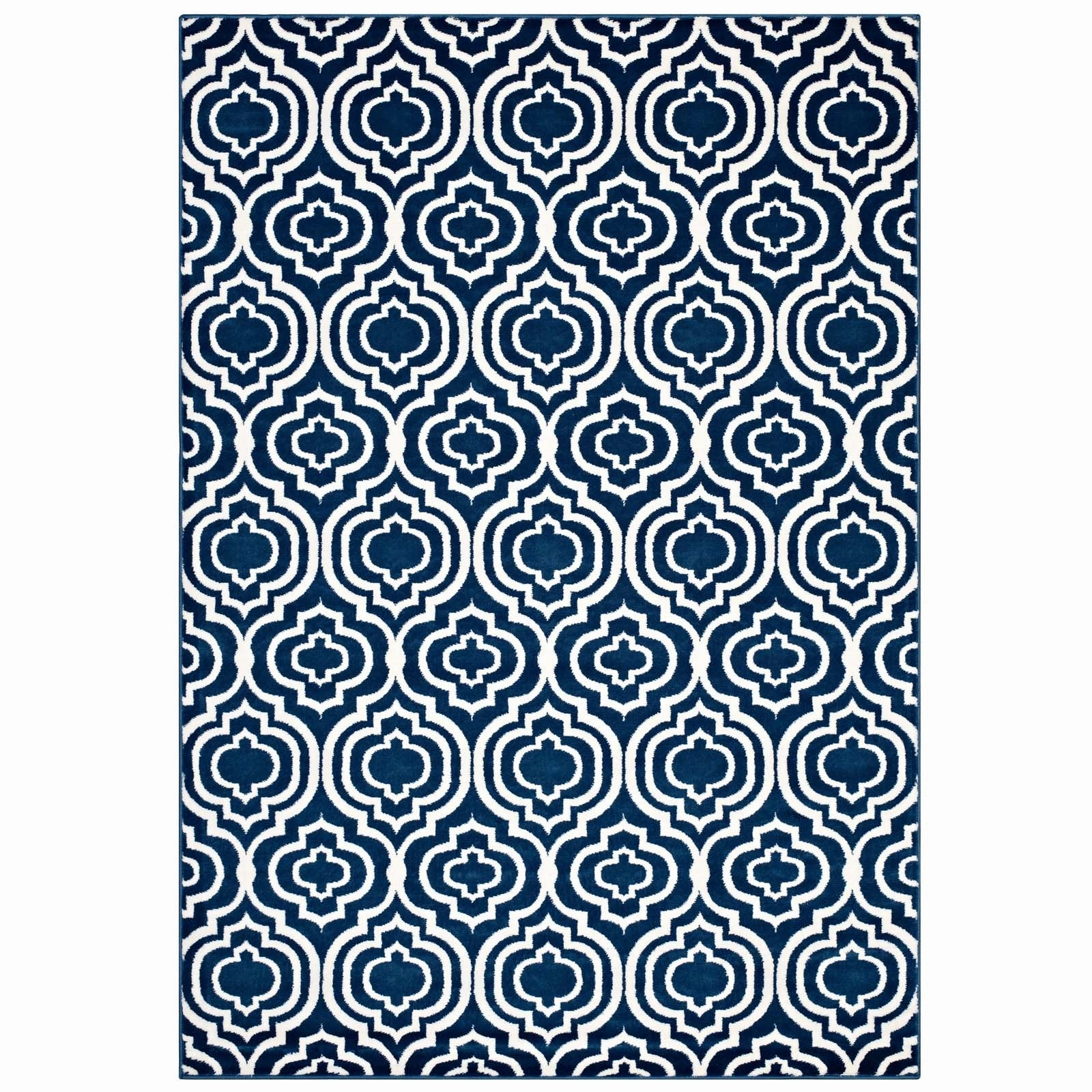 Frame Transitional Moroccan Trellis Area Rug by Modway