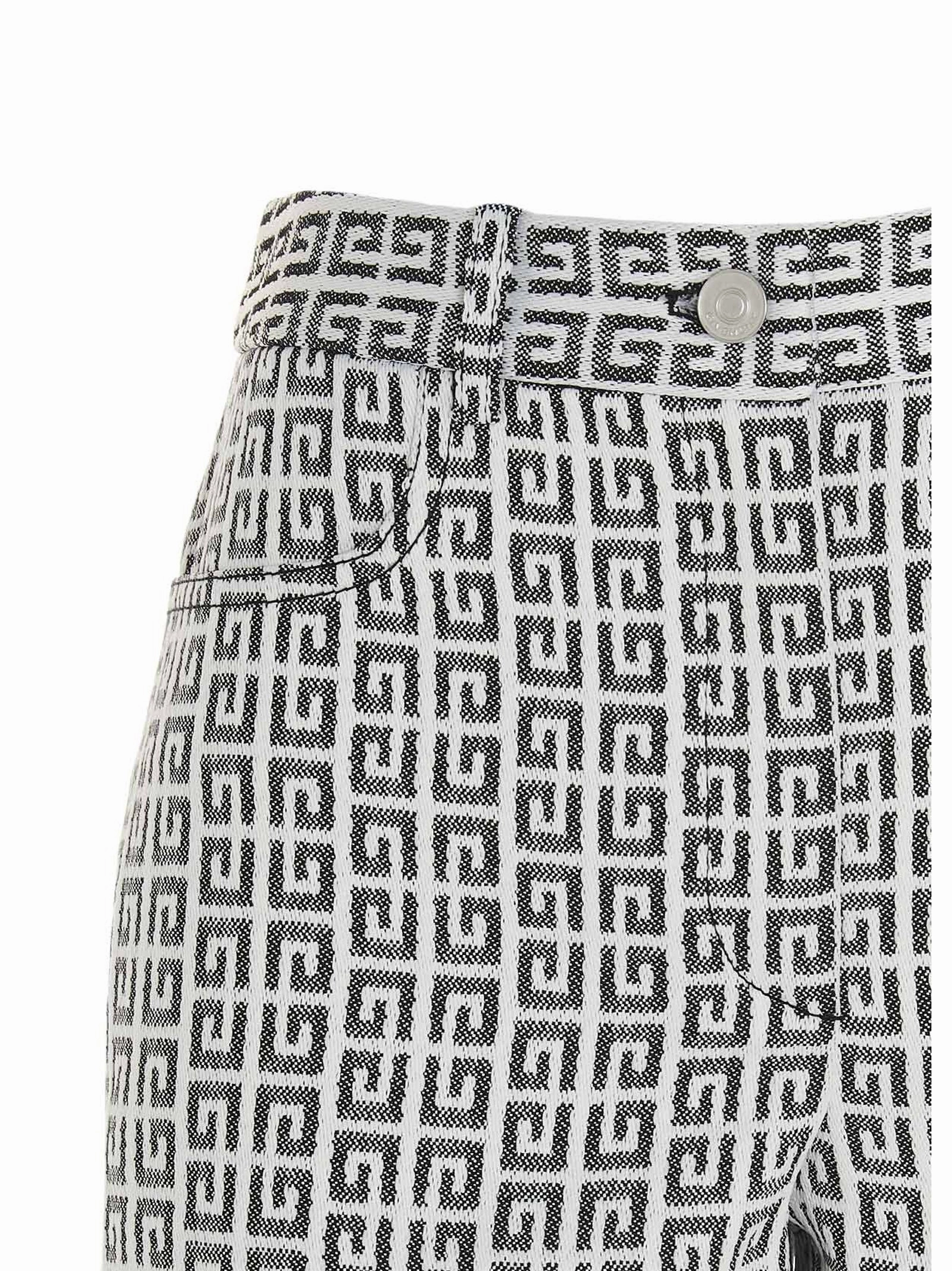 Givenchy 4G Jacquard Denim Shorts