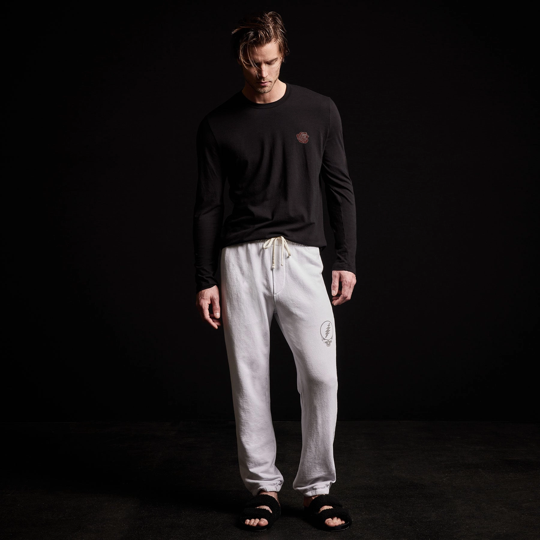 Grateful Dead Sweat Pant - White/Grey