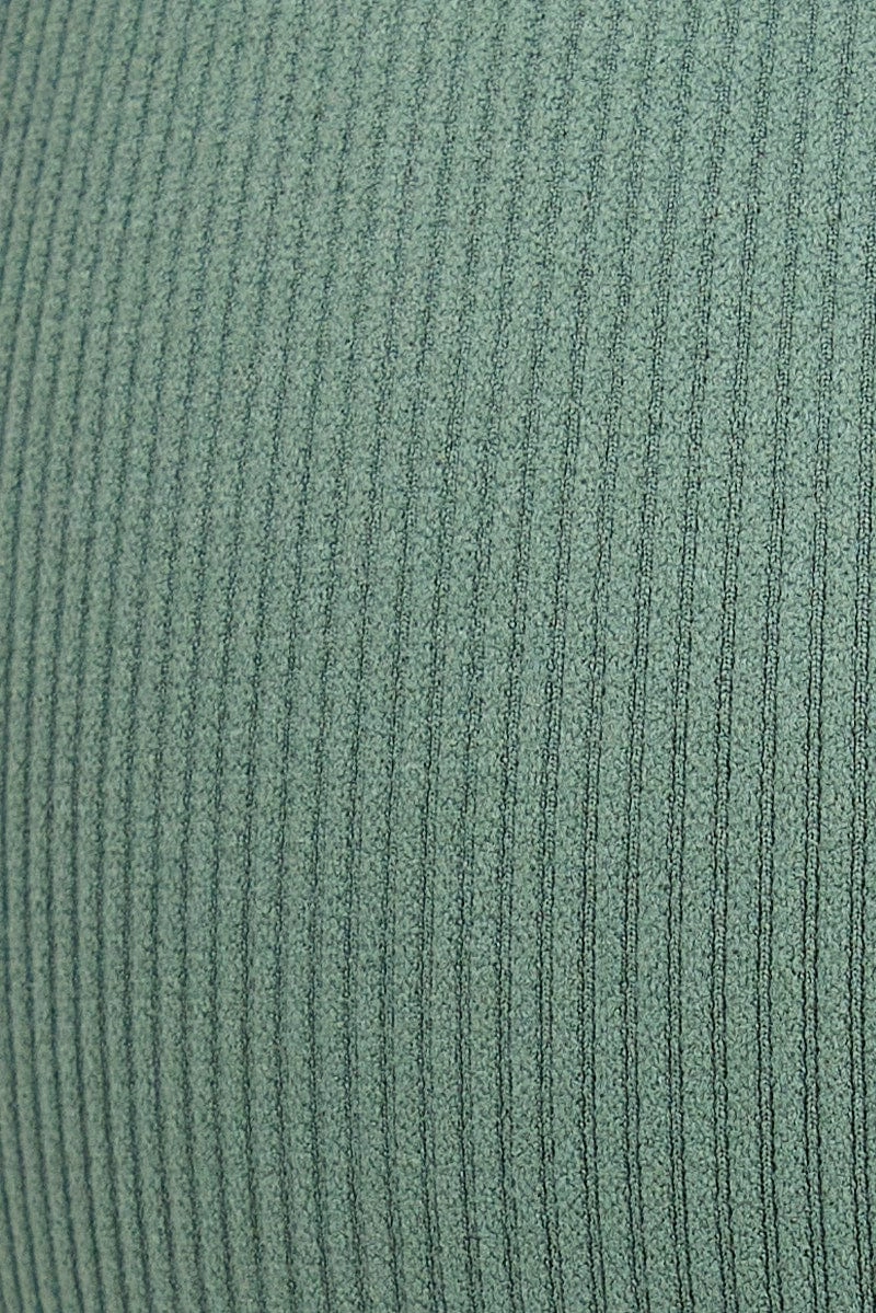 Green Bralette Lace Trim Seamless