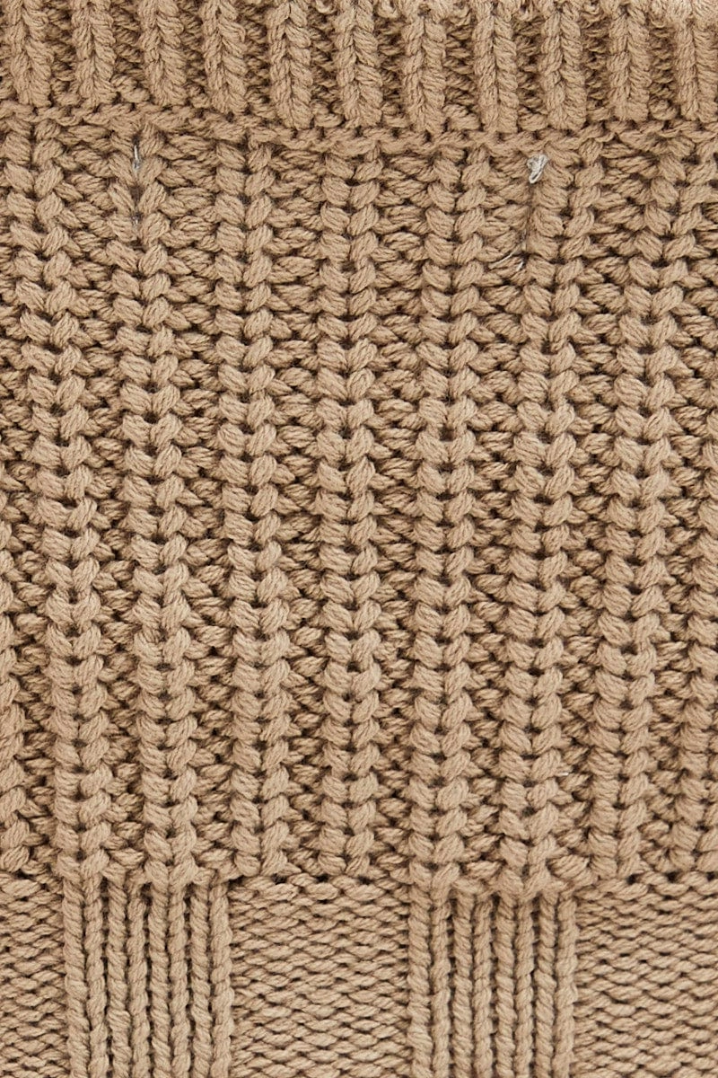 Green Knit Top Sleeveless Crop