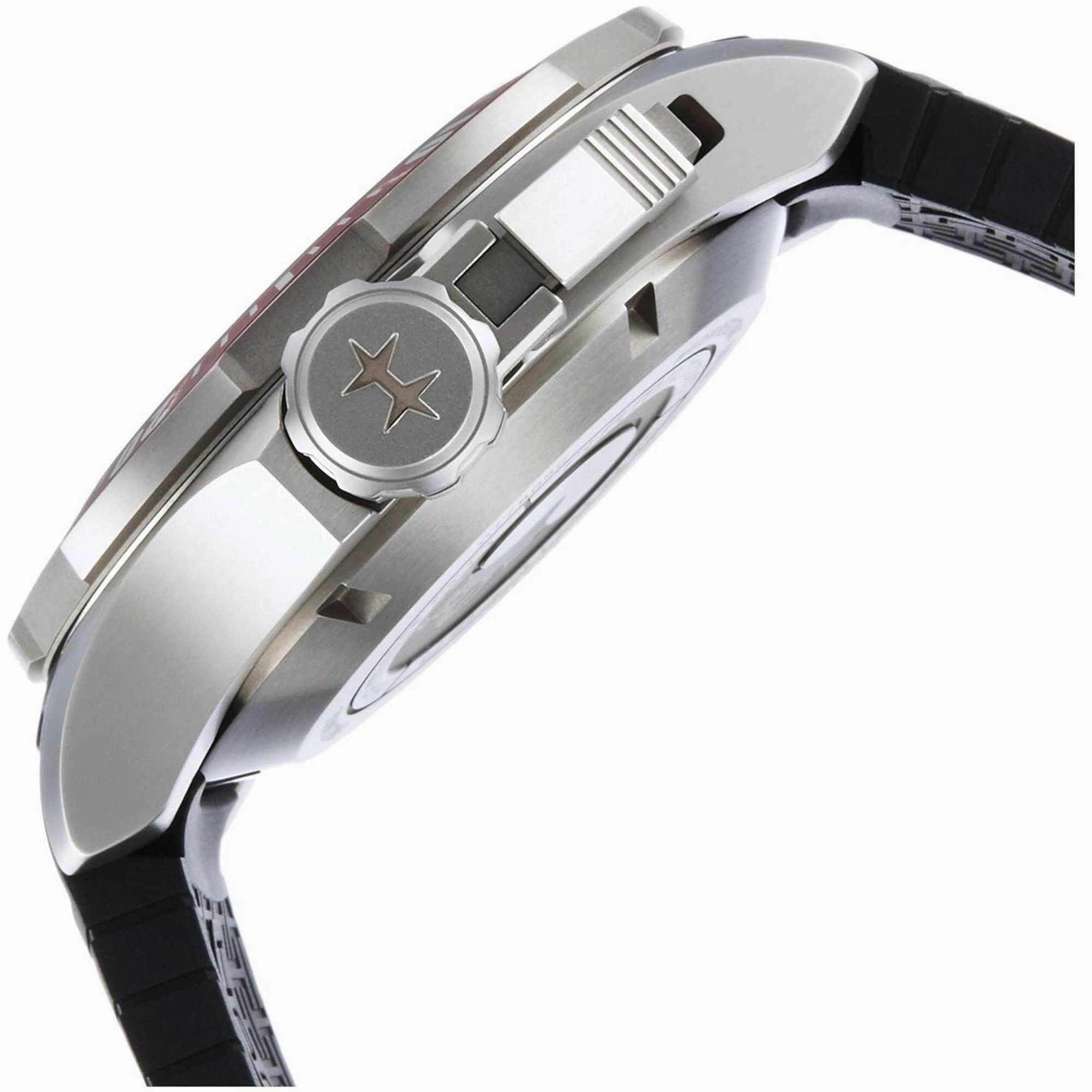 Hamilton Men's Watch - Khaki Navy Frogman Automatic Black Rubber Strap | H77805335