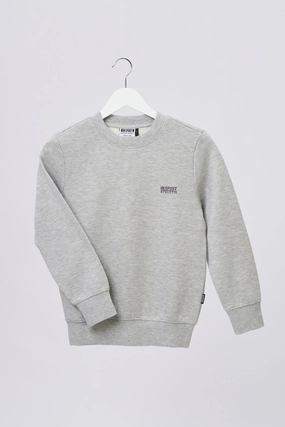 INSPORT KIDS ALASKA GREY MARLE CREW SWEATSHIRT