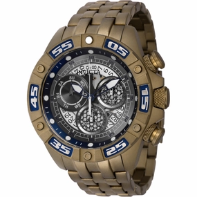 Invicta Men's Watch - Coalition Forces Chronograph Grey Dial Khaki Bracelet | 41670