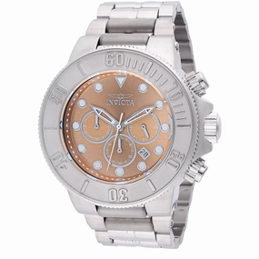 Invicta Men's Watch - Subaqua Chrono Khaki Dial Stainless Steel Tone Bracelet | 46550