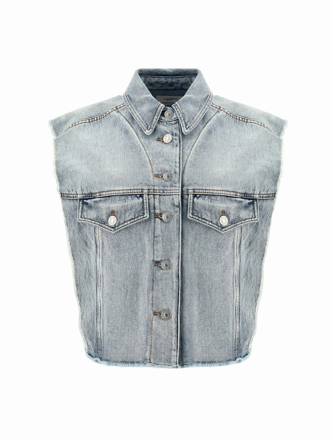 Isabel Marant Étoile Tyra Sleeveless Denim Jacket