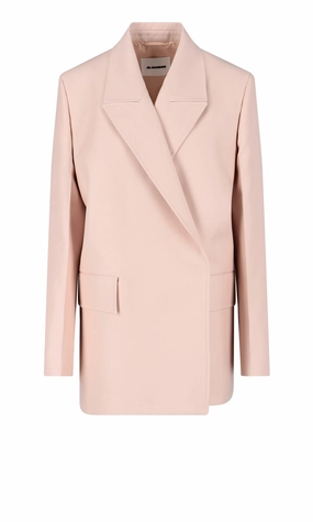Jil Sanders Double-Breasted Wrap-Style Blazer