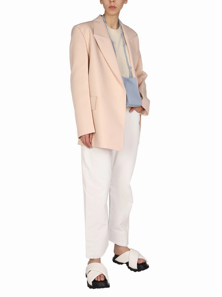 Jil Sanders Double-Breasted Wrap-Style Blazer