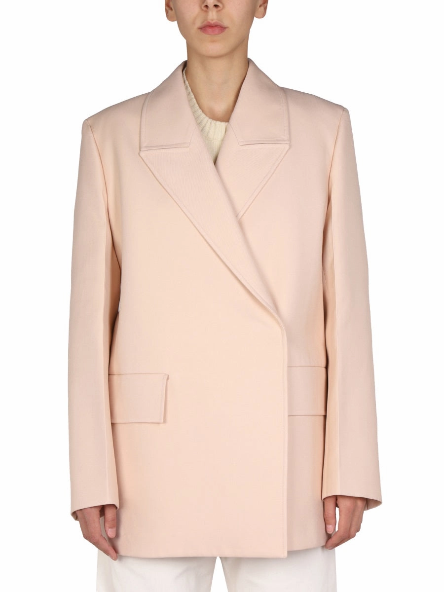 Jil Sanders Double-Breasted Wrap-Style Blazer