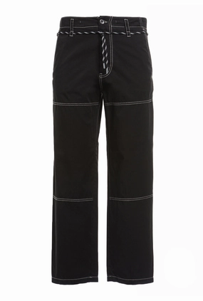 Just Cavalli Stitched Mid-Waisted Pants