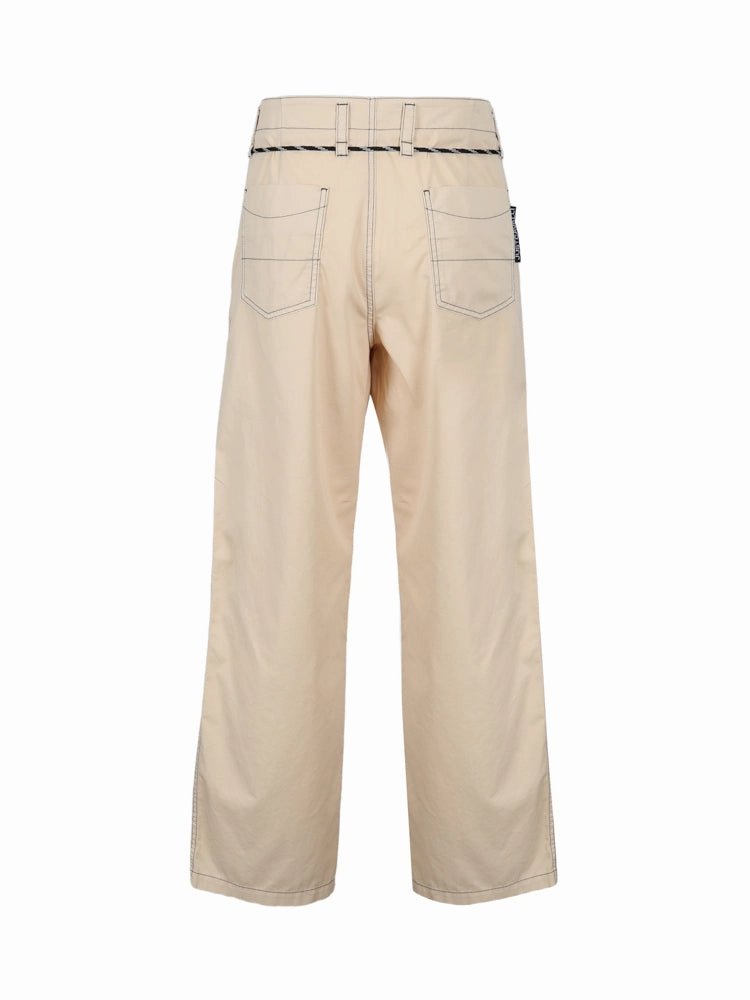 Just Cavalli Stitched Mid-Waisted Trousers