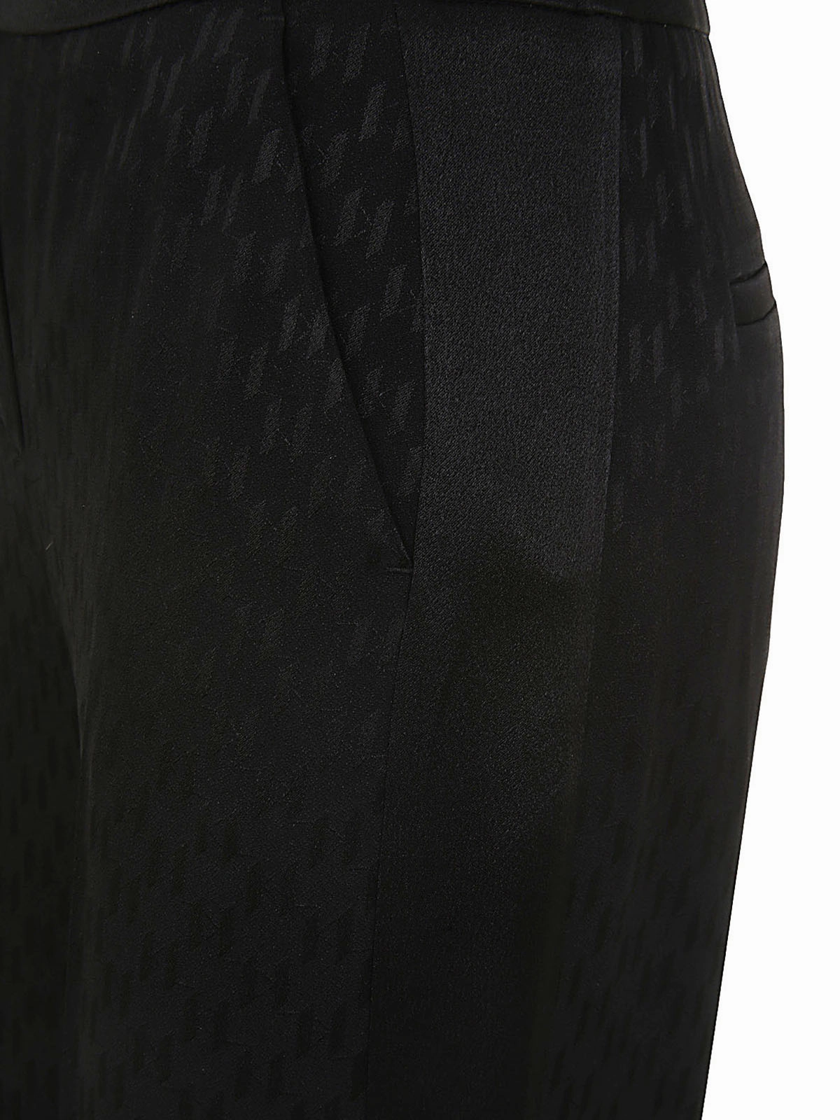 Karl Lagerfeld	 Monogram Print Wide Leg Pants
