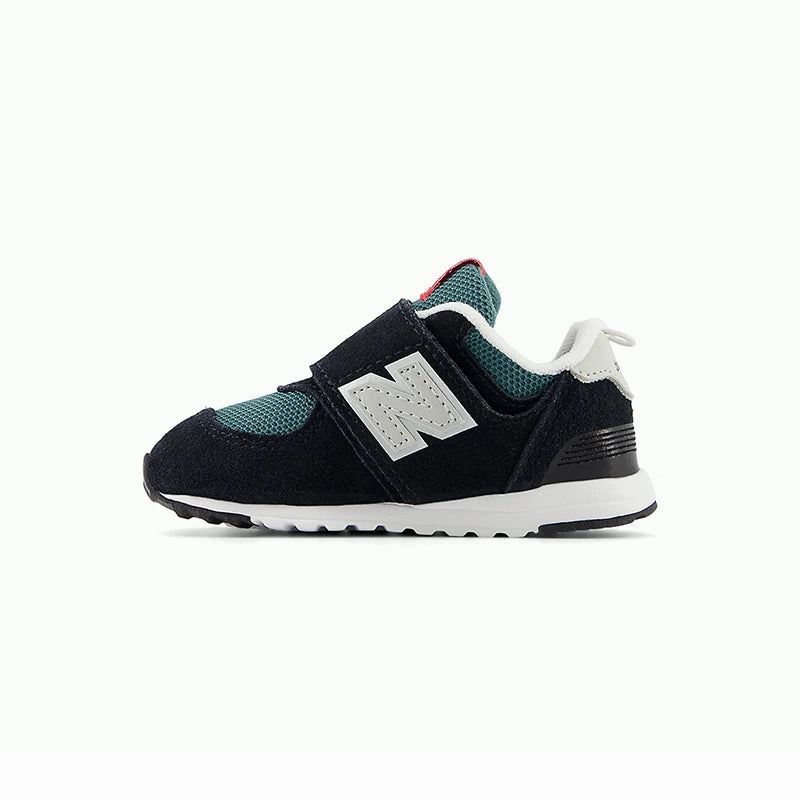 Kid's Toddler 574 Hook & Loop Black/Marsh Green