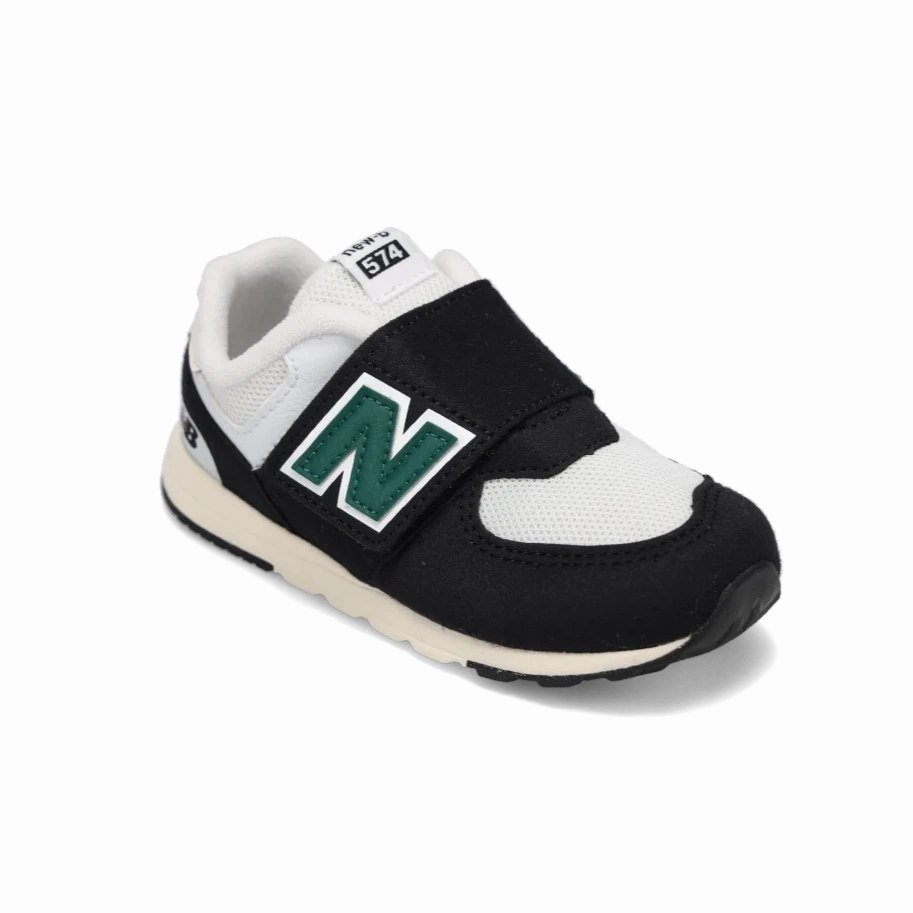 Kid's Toddler 574 Hook & Loop Black/Marsh Green
