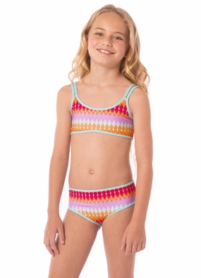 Maaji Pink Prism Lirim Girls Bikini Set