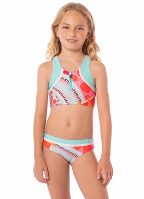 Maaji Sundance Pink Polly Girls Bikini Set