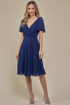 Macy Dress in Navy