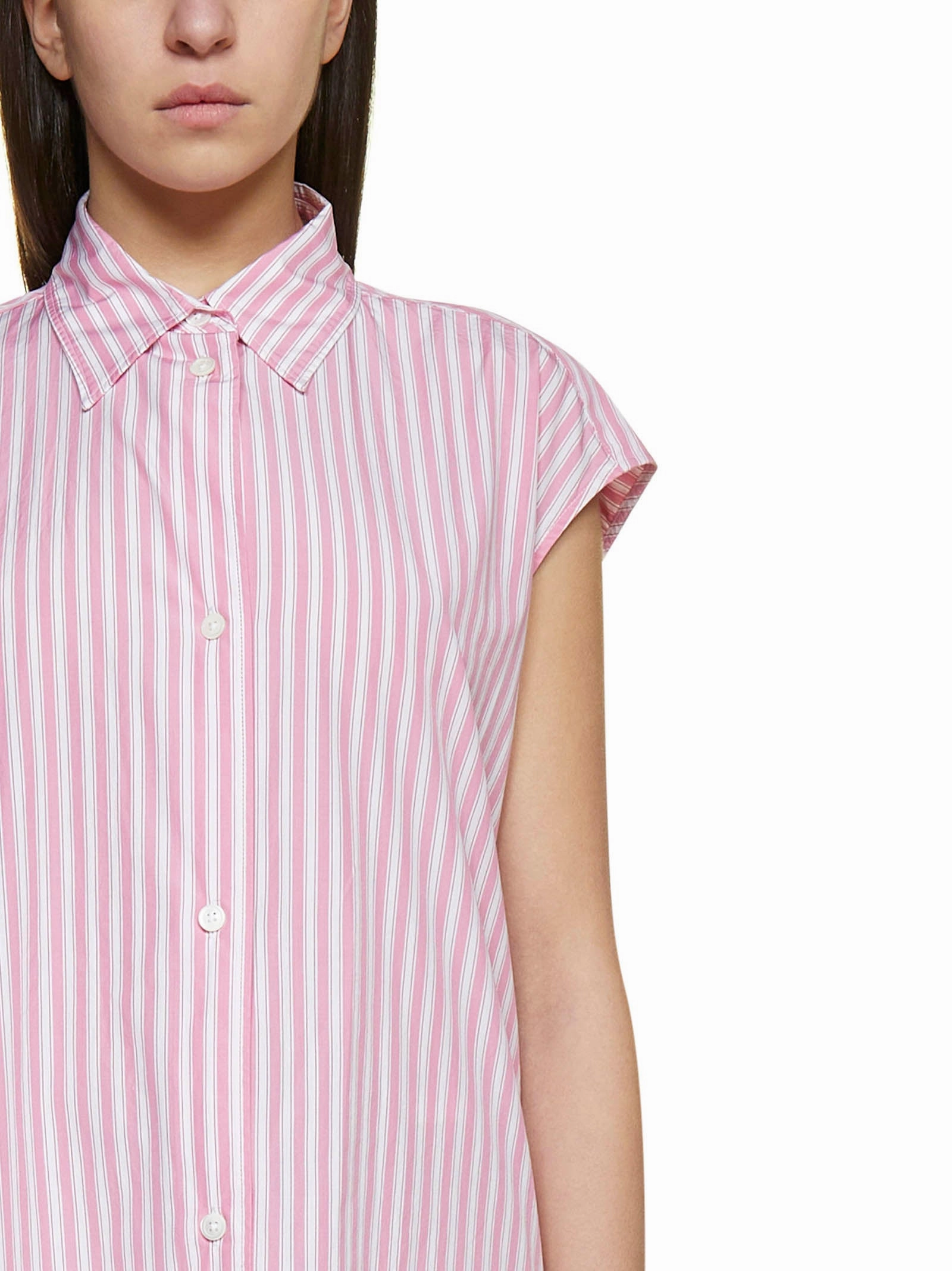 Marni High-Low Hem Poplin Oversized Shirt