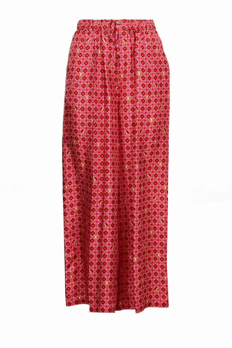 Max Mara Wide-Leg Printed Pants