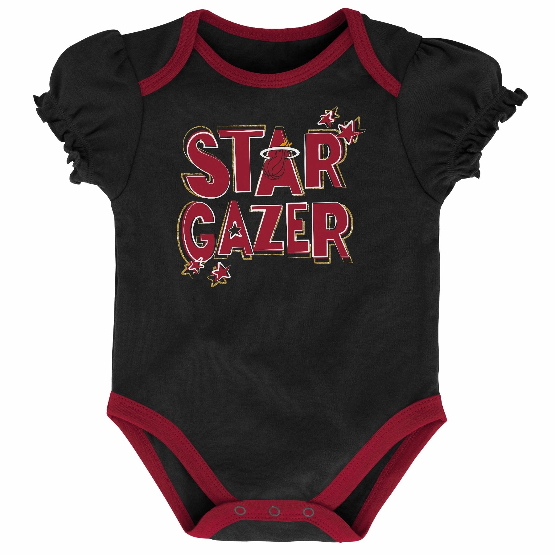 Miami HEAT Newborn Girl 2 Piece Creeper Set