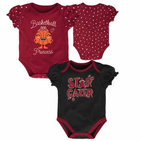 Miami HEAT Newborn Girl 2 Piece Creeper Set
