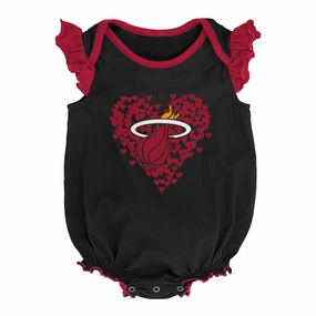 Miami HEAT Newborn Girls Celebration 2 Piece Creeper