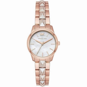 Michael Kors Runway Mercer Mother of Pearl Dial Women's Watch MK6674
