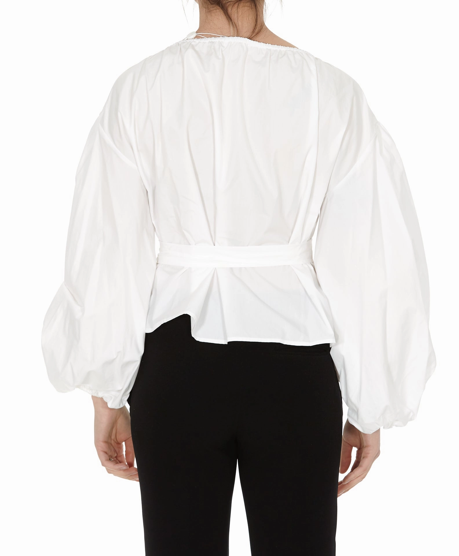 Michael Michael Kors Poplin Wrap Blouse