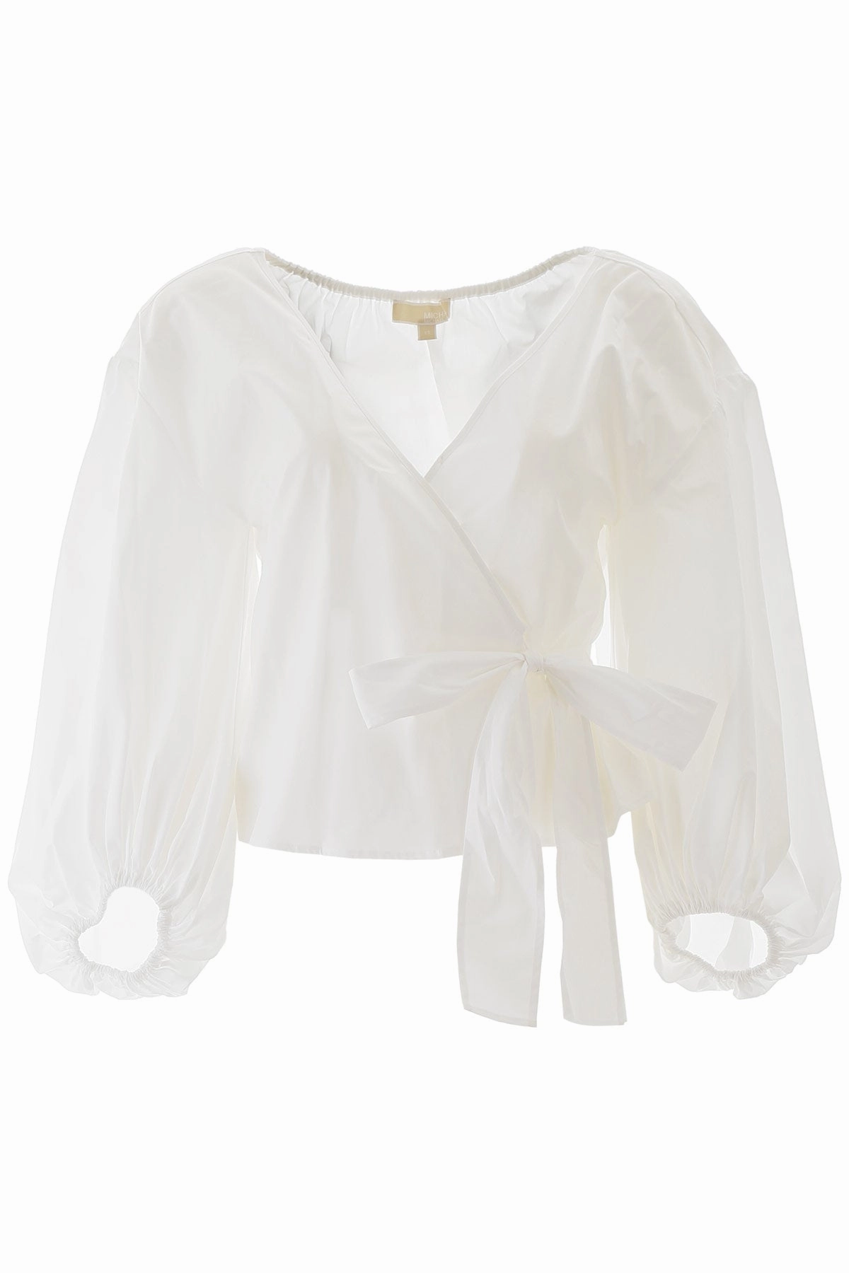 Michael Michael Kors Poplin Wrap Blouse