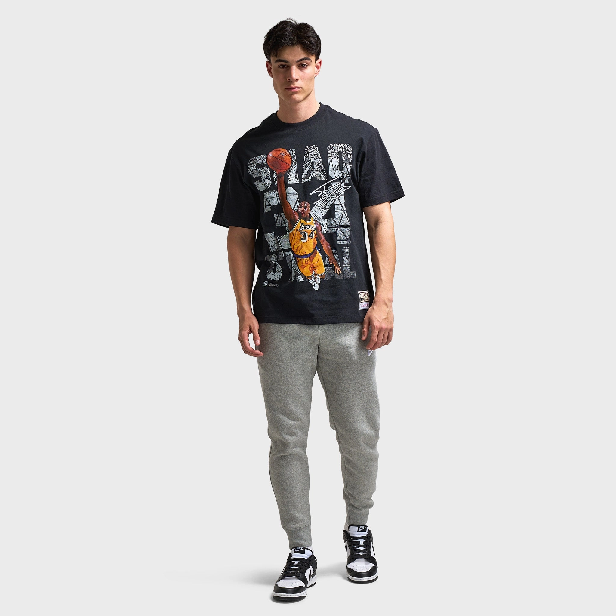 Mitchell & Ness O'Neal Mono Dunk T-Shirt / Black